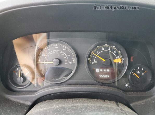 1C4NJDBB8GD610305 2016 JEEP COMPASS White Instrument cluster view