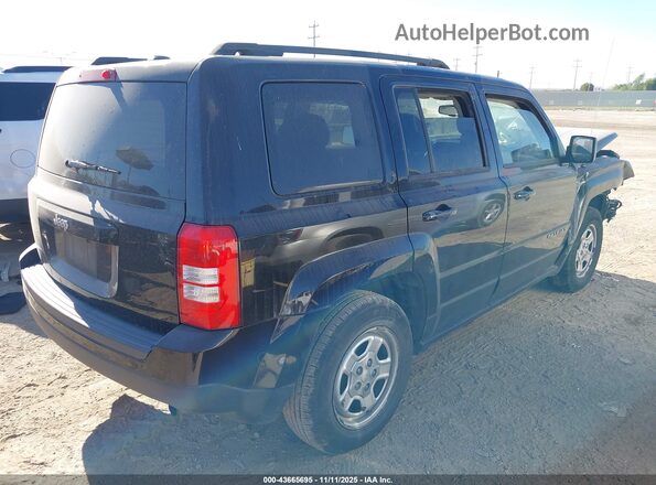 1C4NJPBA6GD693659 2016 JEEP PATRIOT Черный Задняя правая четверть