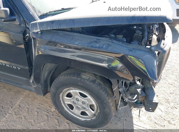 1C4NJPBA6GD693659 2016 JEEP PATRIOT Черный Вид спереди