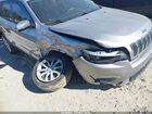 2021 Jeep Cherokee Latitude Fwd Silver vin: 1C4PJLCB7MD134366
