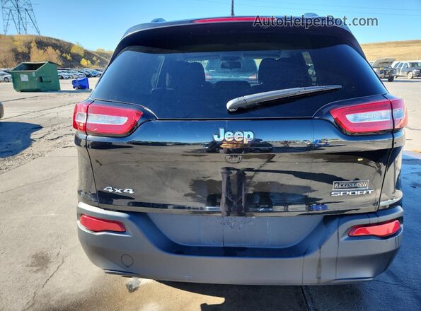 1C4PJMAB6GW194205 2016 JEEP CHEROKEE Black Widok z tyłu