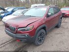 2021 Jeep Cherokee Trailhawk 4x4 Бордовый vin: 1C4PJMBX1MD190676