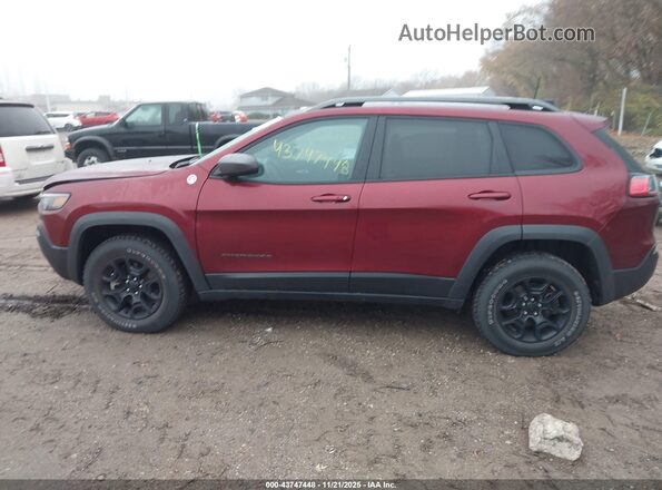 1C4PJMBX1MD190676 2021 JEEP CHEROKEE Бордовый Панорамный вид салона 360°