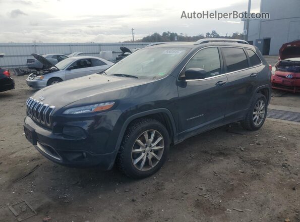 1C4PJMDB0JD570346 2018 JEEP CHEROKEE Серый Передняя левая четверть
