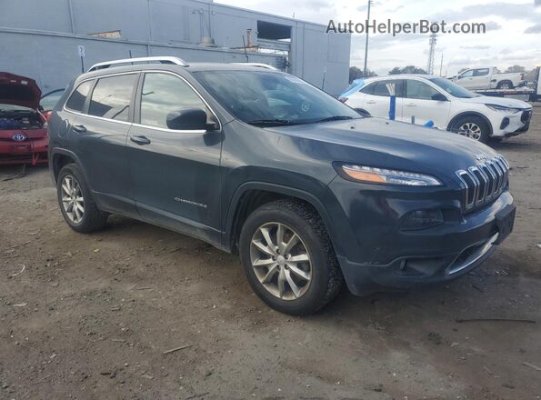 1C4PJMDB0JD570346 2018 JEEP CHEROKEE Серый Передняя правая четверть