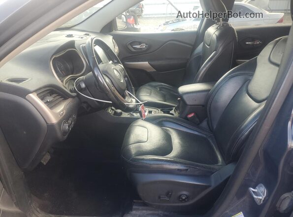1C4PJMDB0JD570346 2018 JEEP CHEROKEE Серый Вид салона спереди