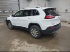 2016 Jeep Cherokee Limited White vin: 1C4PJMDB2GW194648