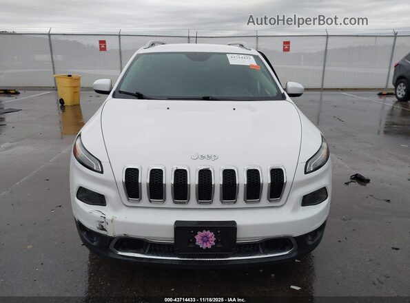 1C4PJMDB5JD562548 2018 JEEP CHEROKEE White Vista del cuadro de instrumentos