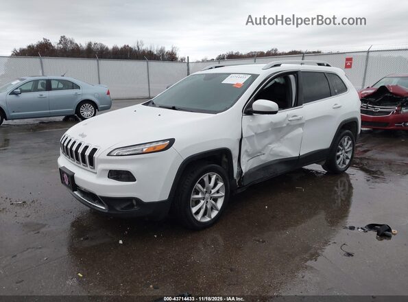 1C4PJMDB5JD562548 2018 JEEP CHEROKEE White Vista tres cuartos delantera izquierda