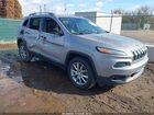 2018 Jeep Cherokee Limited 4x4 Gray vin: 1C4PJMDB6JD525637