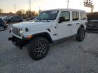 2025 Jeep Wrangler Sahara White vin: 1C4PJXEG2SW556868
