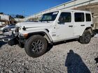 2024 Jeep Wrangler Sahara White vin: 1C4PJXEG9RW324469