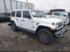 2025 Jeep Wrangler 4-door Sahara 4x4 White vin: 1C4PJXEN0SW648320