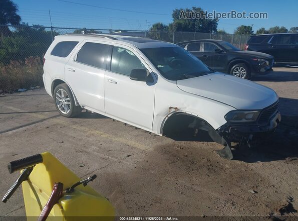 1C4RDHDG2PC571936 2023 DODGE DURANGO Белый Передняя правая четверть