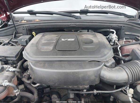 1C4RDHDG5GC448907 2016 DODGE DURANGO Burgundy Rear view