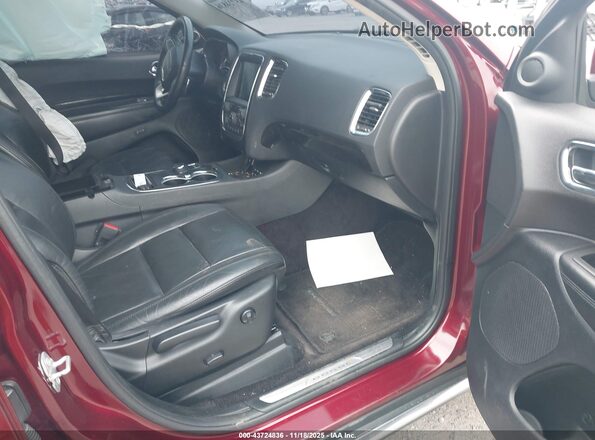 1C4RDHDG5GC448907 2016 DODGE DURANGO Burgundy Front interior view