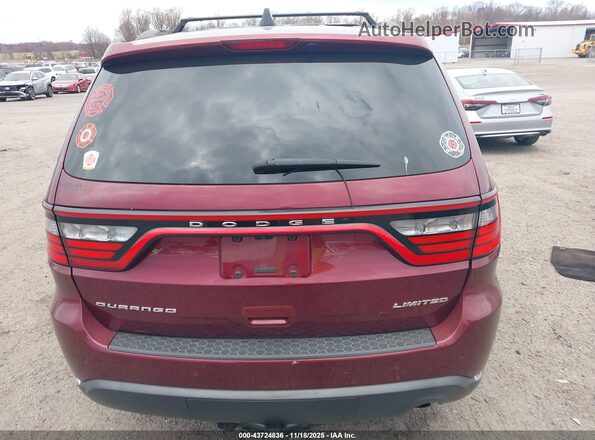 1C4RDHDG5GC448907 2016 DODGE DURANGO Burgundy 