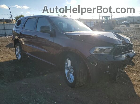 1C4RDJDG1RC217531 2024 DODGE DURANGO Бордовый Передняя правая четверть