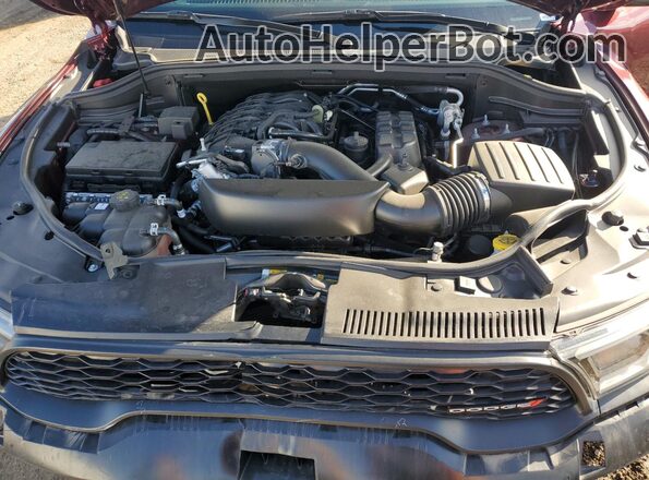 1C4RDJDG1RC217531 2024 DODGE DURANGO Бордовый Вид подкапотного пространства