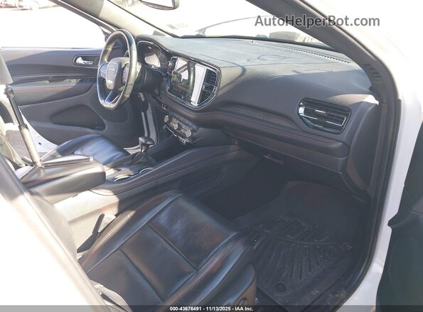 1C4RDJDG3PC688237 2023 DODGE DURANGO Белый Вид салона спереди