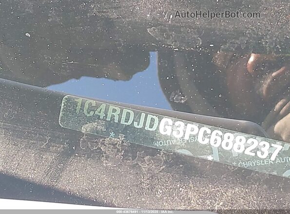 1C4RDJDG3PC688237 2023 DODGE DURANGO Белый 