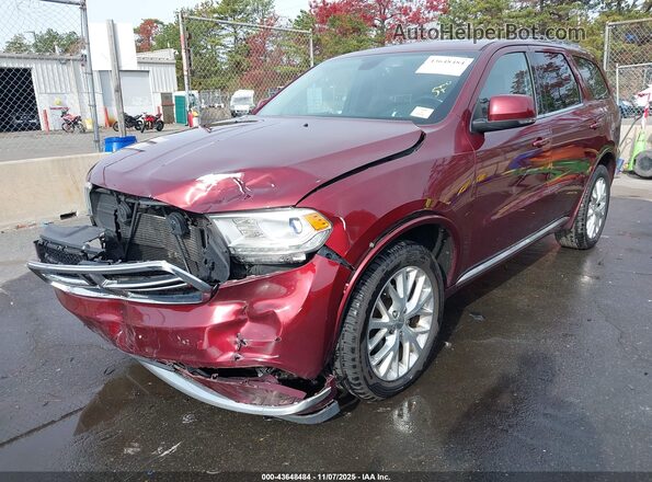 1C4RDJDG7GC397935 2016 DODGE DURANGO Бордовый Передняя левая четверть