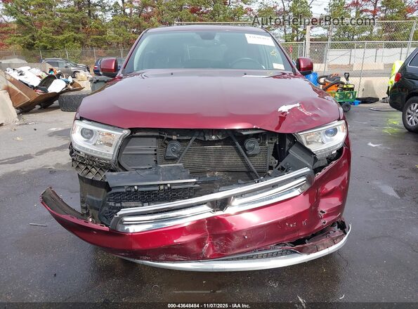 1C4RDJDG7GC397935 2016 DODGE DURANGO Бордовый Вид щитка приборов