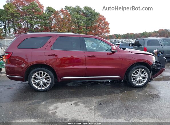 1C4RDJDG7GC397935 2016 DODGE DURANGO Бордовый Вид задней части салона