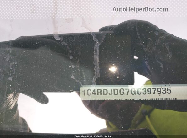 1C4RDJDG7GC397935 2016 DODGE DURANGO Бордовый 