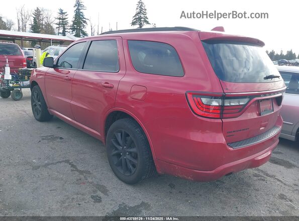 1C4RDJDG7HC661415 2017 DODGE DURANGO Бордовый Задняя левая четверть