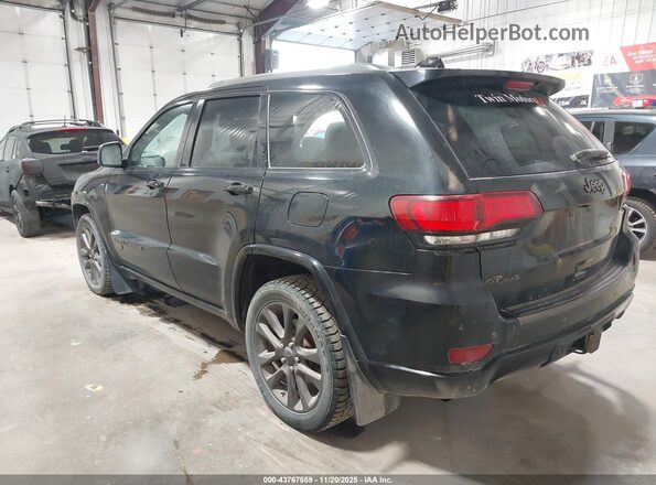 1C4RJFBG9HC718643 2017 JEEP GRAND CHEROKEE Черный Задняя левая четверть