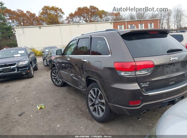 1C4RJFCG8JC104641 2018 JEEP GRAND CHEROKEE Коричневый Задняя правая четверть