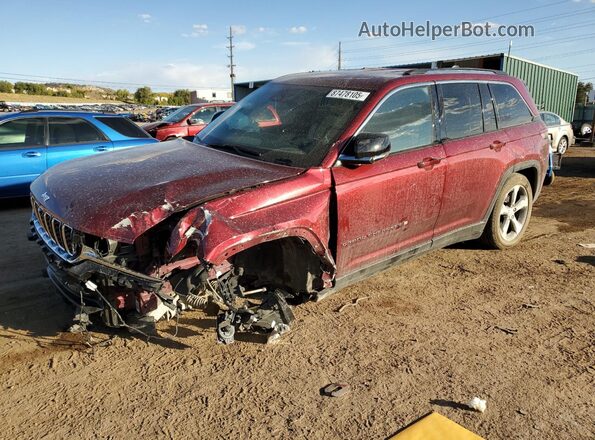 1C4RJHBG8PC511011 2023 JEEP GRAND Burgundy Front left