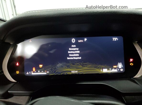 1C4RJHBGXSC330517 2025 JEEP GRAND Burgundy Instrument cluster view
