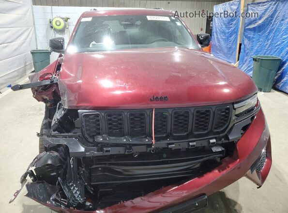 1C4RJHBGXSC330517 2025 JEEP GRAND Burgundy Front view