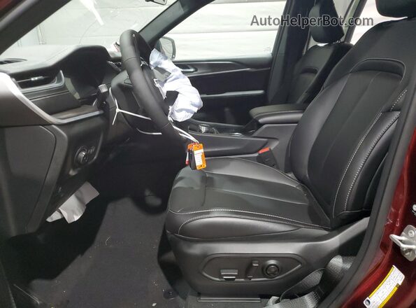 1C4RJHBGXSC330517 2025 JEEP GRAND Burgundy Front interior view