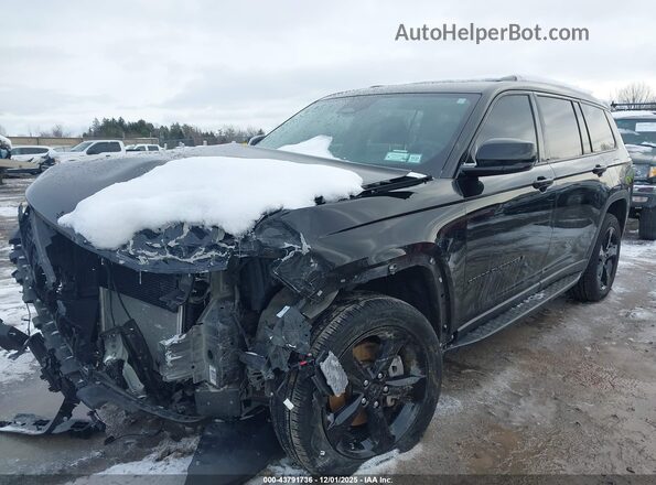 1C4RJKBG2R8932791 2024 JEEP GRAND CHEROKEE L Черный Передняя левая четверть
