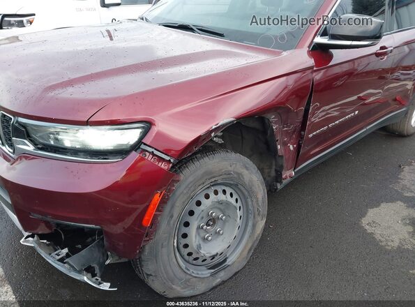 1C4RJKBG3P8769727 2023 JEEP GRAND CHEROKEE L Красный Вид спереди