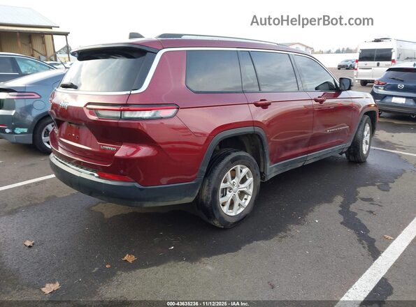 1C4RJKBG3P8769727 2023 JEEP GRAND CHEROKEE L Красный Задняя правая четверть