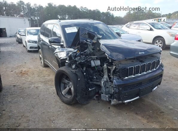 1C4RJKBG9M8128075 2021 JEEP GRAND CHEROKEE L Черный Передняя правая четверть