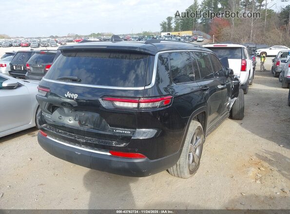 1C4RJKBG9M8128075 2021 JEEP GRAND CHEROKEE L Черный Задняя правая четверть
