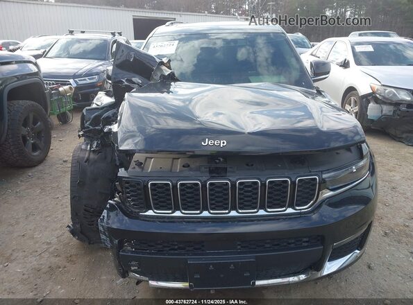 1C4RJKBG9M8128075 2021 JEEP GRAND CHEROKEE L Черный Вид панели приборов