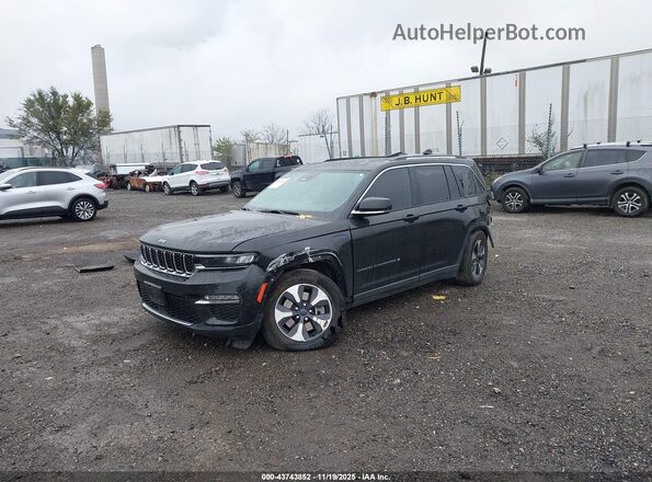 1C4RJYB62PC633967 2023 JEEP GRAND CHEROKEE 4XE Черный Передняя левая четверть