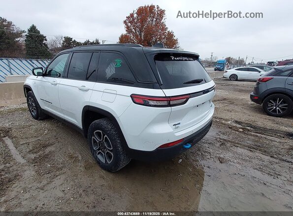 1C4RJYC6XP8785464 2023 JEEP GRAND CHEROKEE 4XE Белый Задняя левая четверть