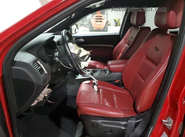 1C4SDHCT4GC446226 2016 DODGE DURANGO Red Widok wnętrza z przodu