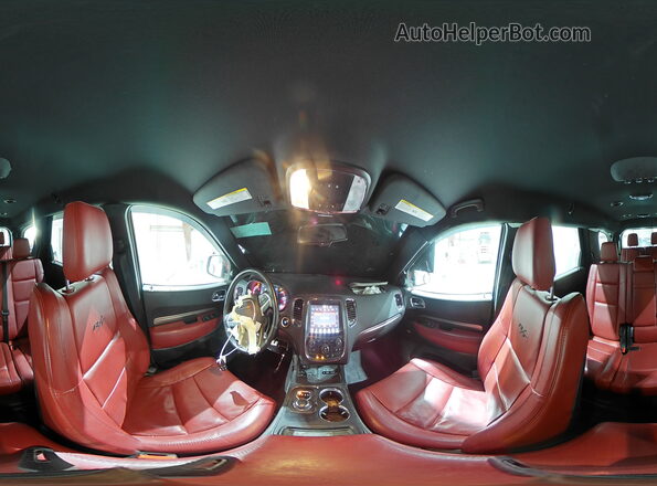 1C4SDHCT4GC446226 2016 DODGE DURANGO Red Widok wnętrza 360 stopni
