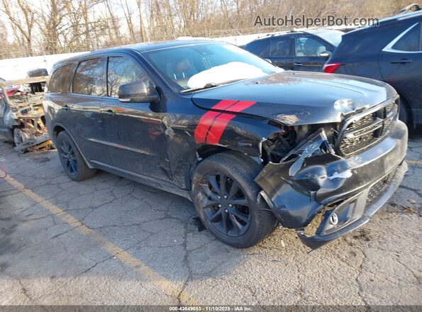 1C4SDJCT0HC666276 2017 DODGE DURANGO Black Przód prawy