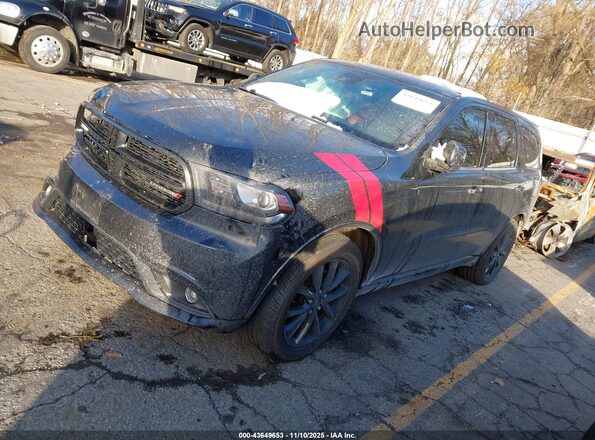1C4SDJCT0HC666276 2017 DODGE DURANGO Black Przód lewy