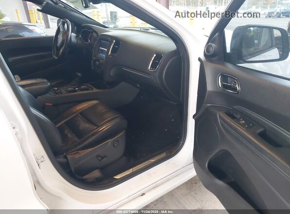 1C4SDJCT1KC633732 2019 DODGE DURANGO Белый Вид салона спереди