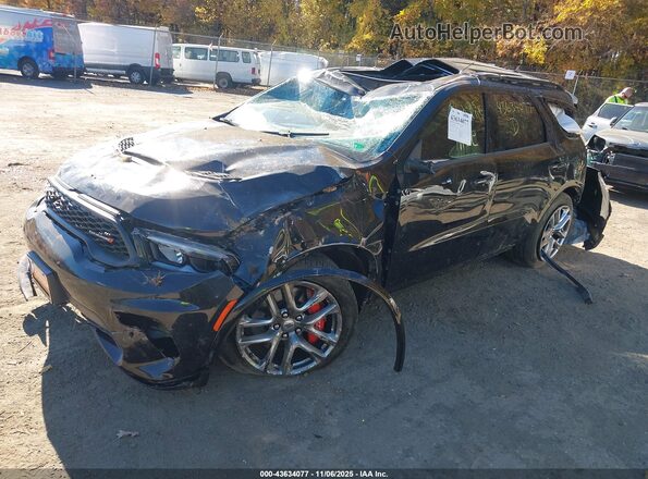 1C4SDJCT2RC138871 2024 DODGE DURANGO Черный Передняя левая четверть